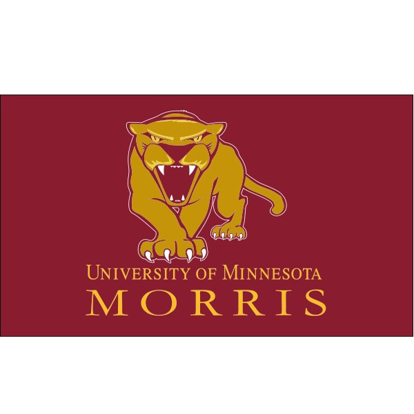 University of Minnesota Morris Cougar Flag 3' x 5' University of